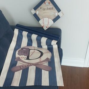 Baseball Themed Wall Art Set